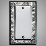 1 Blank Wall Plate - Greek Design