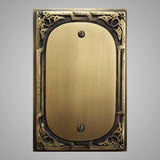 1 Blank Wall Plate - Victorian Design