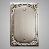 1 Blank Wall Plate - Victorian Design
