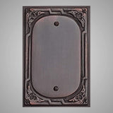 1 Blank Wall Plate - Victorian Design