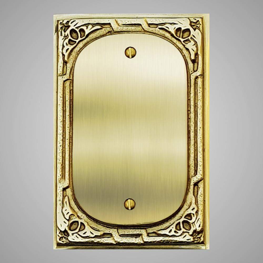 1 Blank Wall Plate - Victorian Design