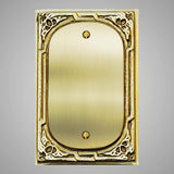1 Blank Wall Plate - Victorian Design