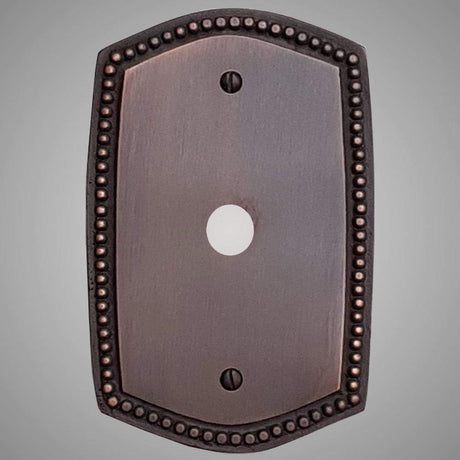 1 Coaxial Cable Wall Plate - Beaded Design