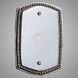 1 Coaxial Cable Wall Plate - Beaded Design