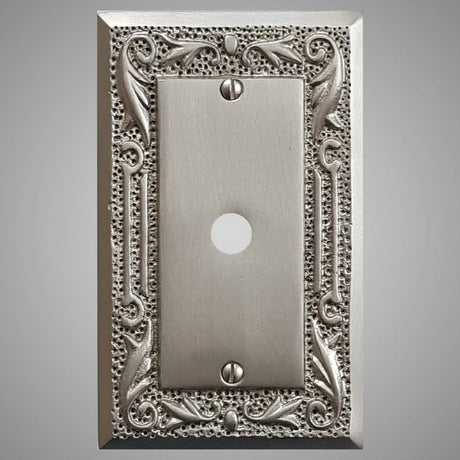 1 Coaxial Cable Wall Plate - Floral Design