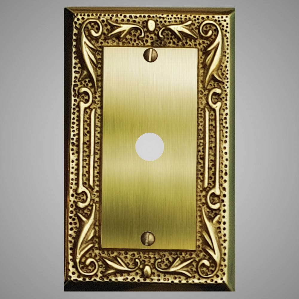 1 Coaxial Cable Wall Plate - Floral Design