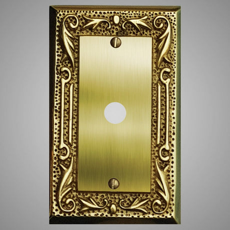 1 Coaxial Cable Wall Plate - Floral Design