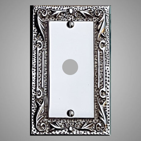 1 Coaxial Cable Wall Plate - Floral Design