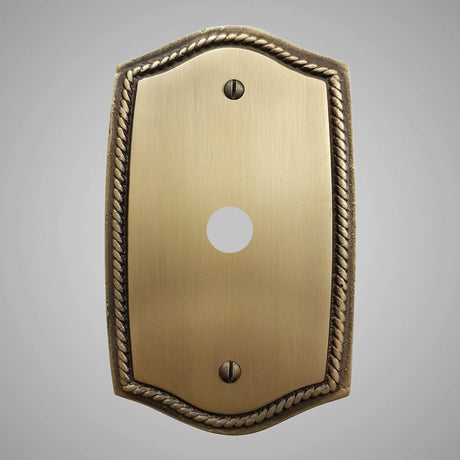 1 Coaxial Cable Wall Plate - Georgian Design