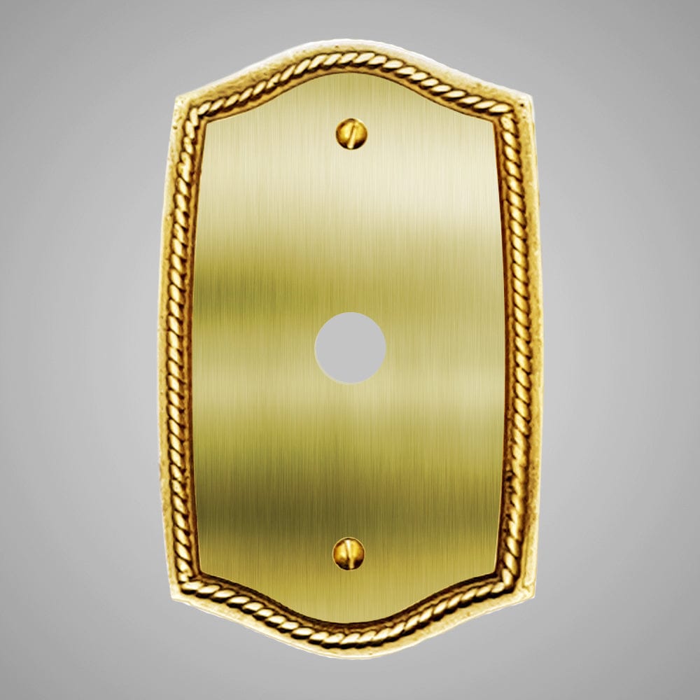 1 Coaxial Cable Wall Plate - Georgian Design