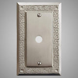 1 Coaxial Cable Wall Plate - Greek Design
