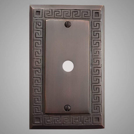 1 Coaxial Cable Wall Plate - Greek Design