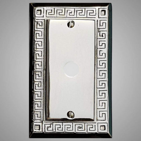 1 Coaxial Cable Wall Plate - Greek Design