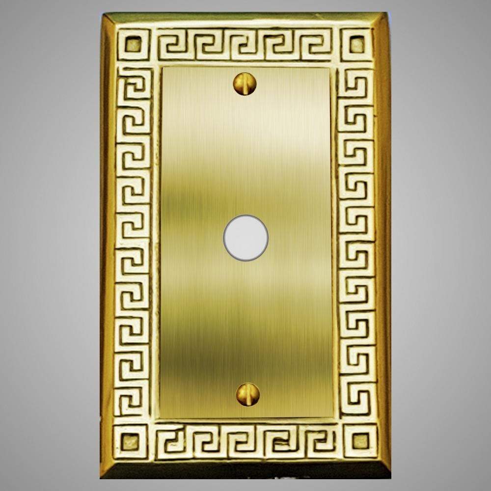1 Coaxial Cable Wall Plate - Greek Design