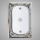 1 Coaxial Cable Wall Plate - Victorian Design