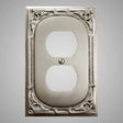 1 Gang Duplex Outlet Wall Switch Plate - Victorian Design