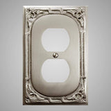 1 Gang Duplex Outlet Wall Switch Plate - Victorian Design