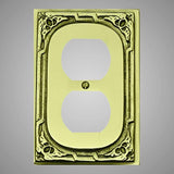 1 Gang Duplex Outlet Wall Switch Plate - Victorian Design