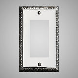 1 Gang Rocker Light Switch Plate - Egg & Dart Design