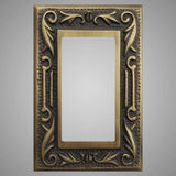 1 Gang Rocker Light Switch Plate - Floral Design