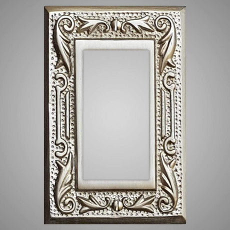 1 Gang Rocker Light Switch Plate - Floral Design