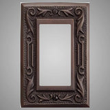 1 Gang Rocker Light Switch Plate - Floral Design