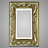 1 Gang Rocker Light Switch Plate - Floral Design