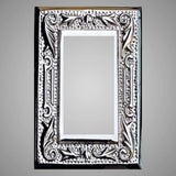 1 Gang Rocker Light Switch Plate - Floral Design