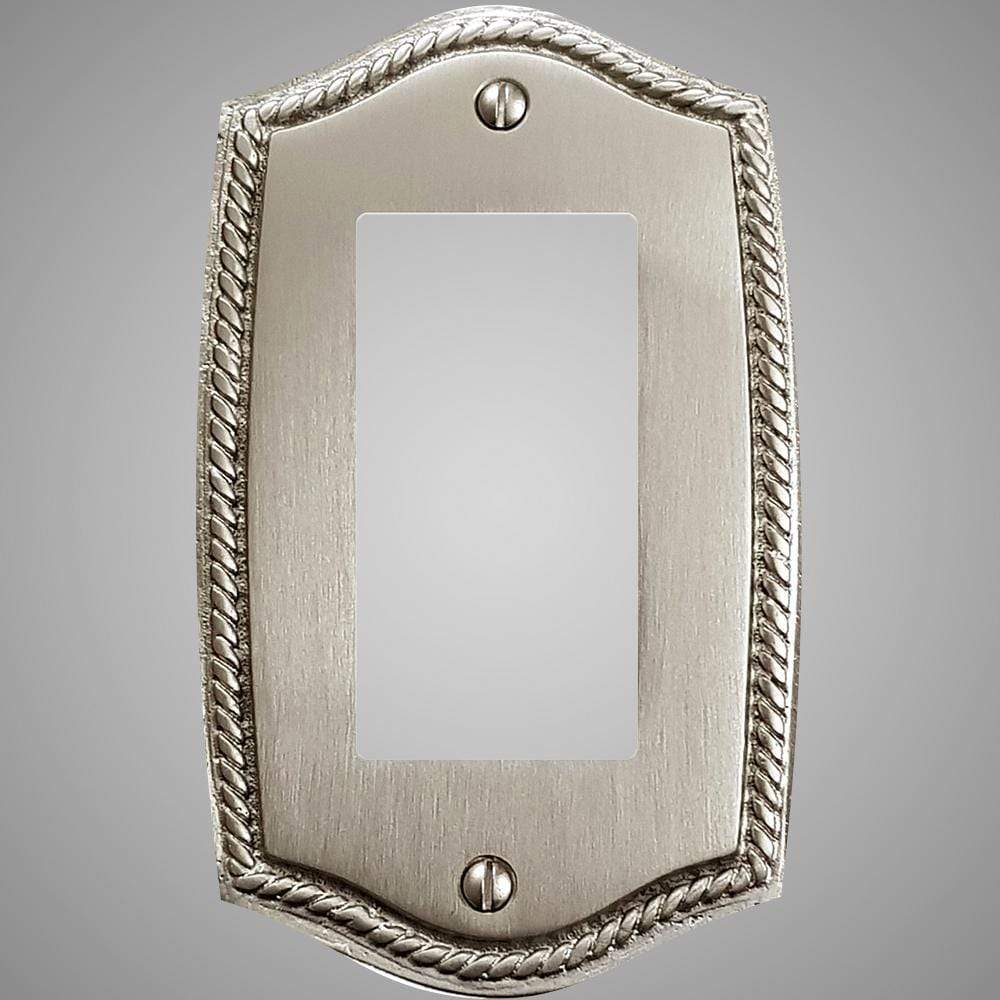 1 Gang Rocker Light Switch Plate - Georgian Design