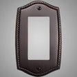 1 Gang Rocker Light Switch Plate - Georgian Design