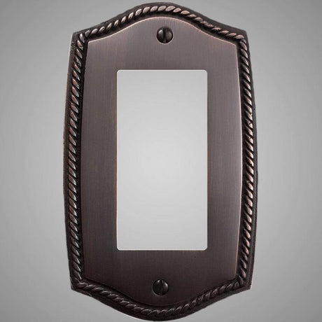 1 Gang Rocker Light Switch Plate - Georgian Design