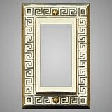 1 Gang Rocker Light Switch Plate - Greek Design
