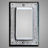 1 Gang Rocker Light Switch Plate - Greek Design