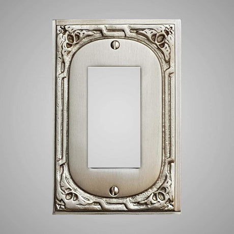 1 Gang Rocker Light Switch Plate - Victorian Design