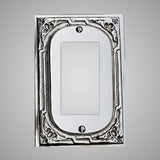 1 Gang Rocker Light Switch Plate - Victorian Design