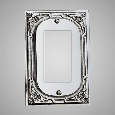 1 Gang Rocker Light Switch Plate - Victorian Design