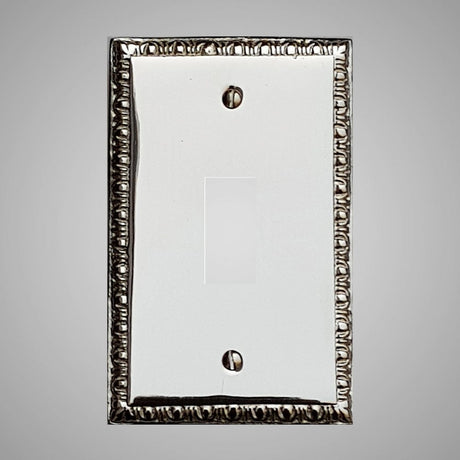 1 Gang Toggle Light Switch Plate - Egg & Dart Design