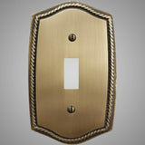 1 Gang Toggle Light Switch Plate - Georgian Design