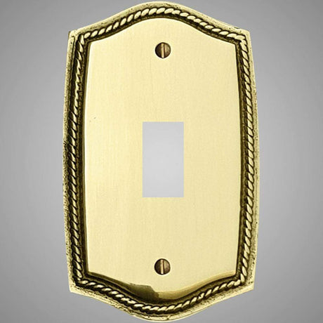 1 Gang Toggle Light Switch Plate - Georgian Design