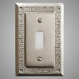 1 Gang Toggle Light Switch Plate - Greek Design