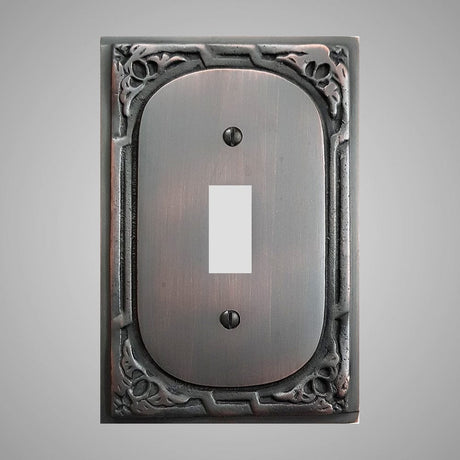 1 Gang Toggle Light Switch Plate - Victorian Design