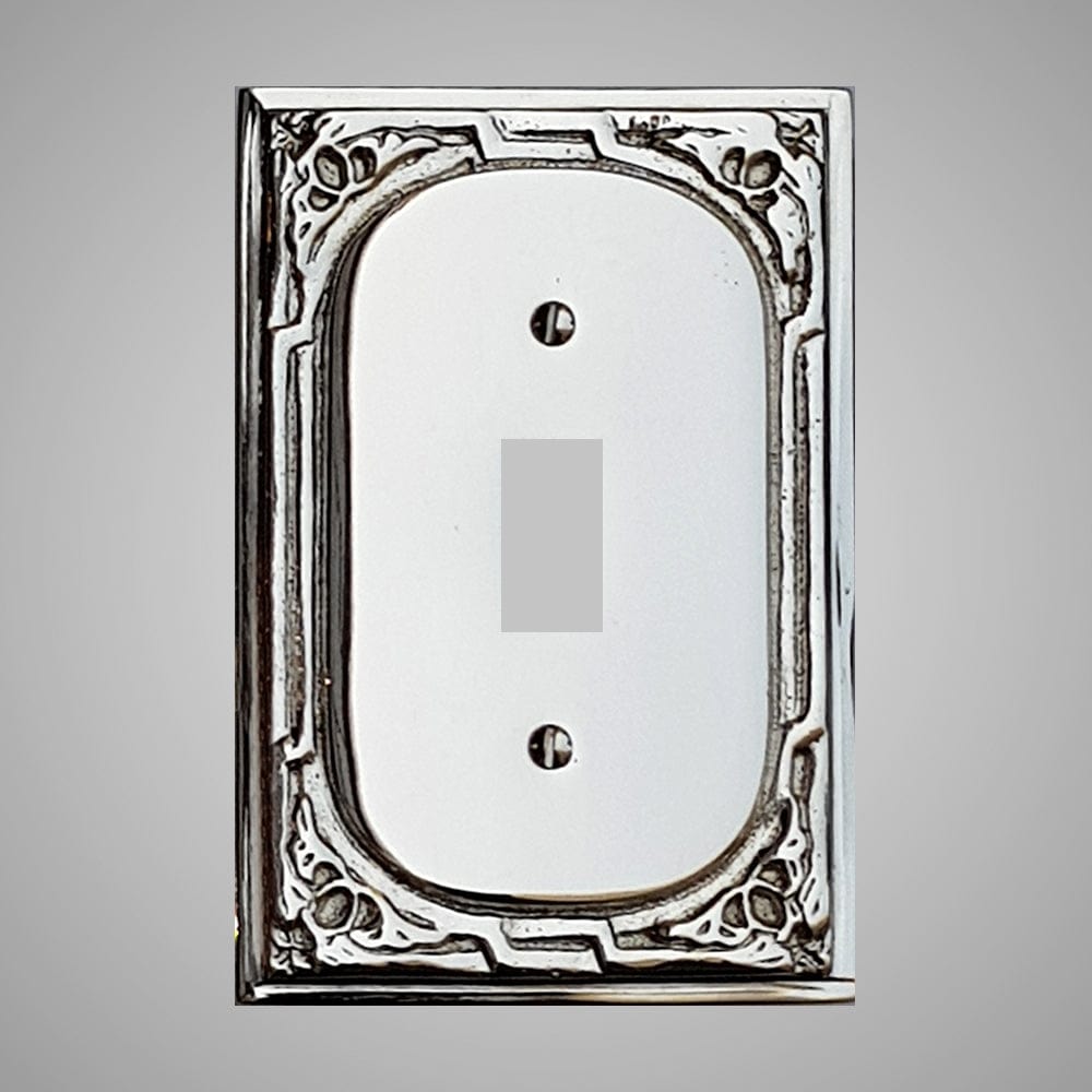 1 Gang Toggle Light Switch Plate - Victorian Design