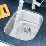 15" Cabot Stainless Steel Single-Bowl Undermount Sink