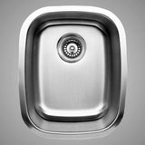 15" Cabot Stainless Steel Single-Bowl Undermount Sink