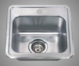 15" Swanzey Stainless Steel Single-Bowl Drop-In Sink