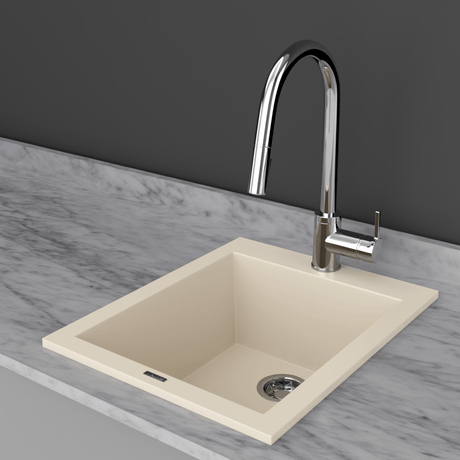 16" Cardea  Granite Composite Sink - Beige
