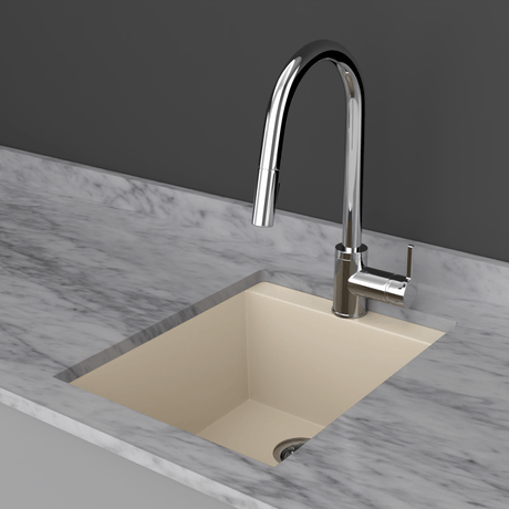 16" Cardea  Granite Composite Sink - Beige