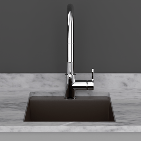 16" Cardea  Granite Composite Sink - Brown