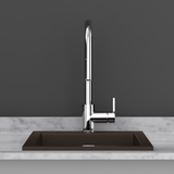 16" Cardea  Granite Composite Sink - Brown