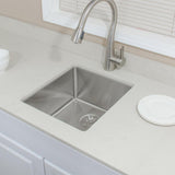 17" Tolland Stainless Steel Single-Bowl Undermount Sink
